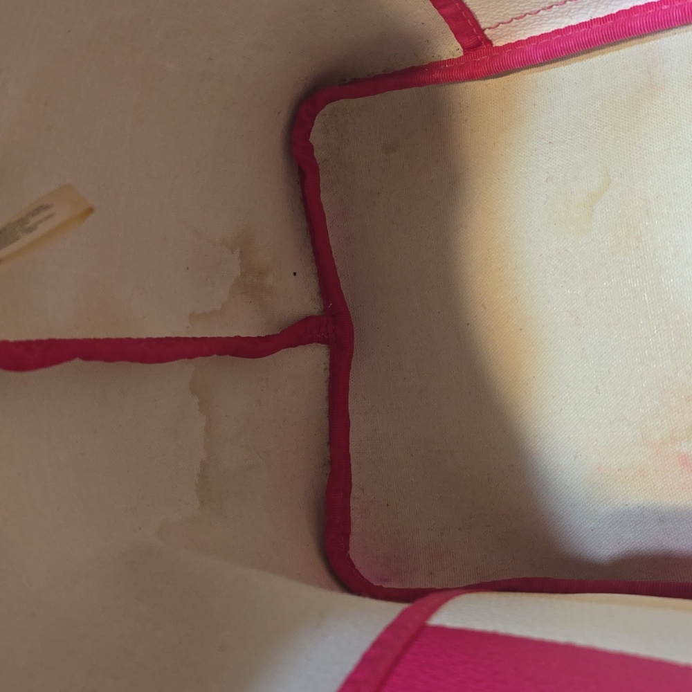 Kate Spade Vibrant Pink and Cream Tote - Picture 6 of 11